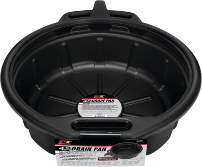 Performance Tool W4071 Black Oil Drain Pan (4.5 gallon)