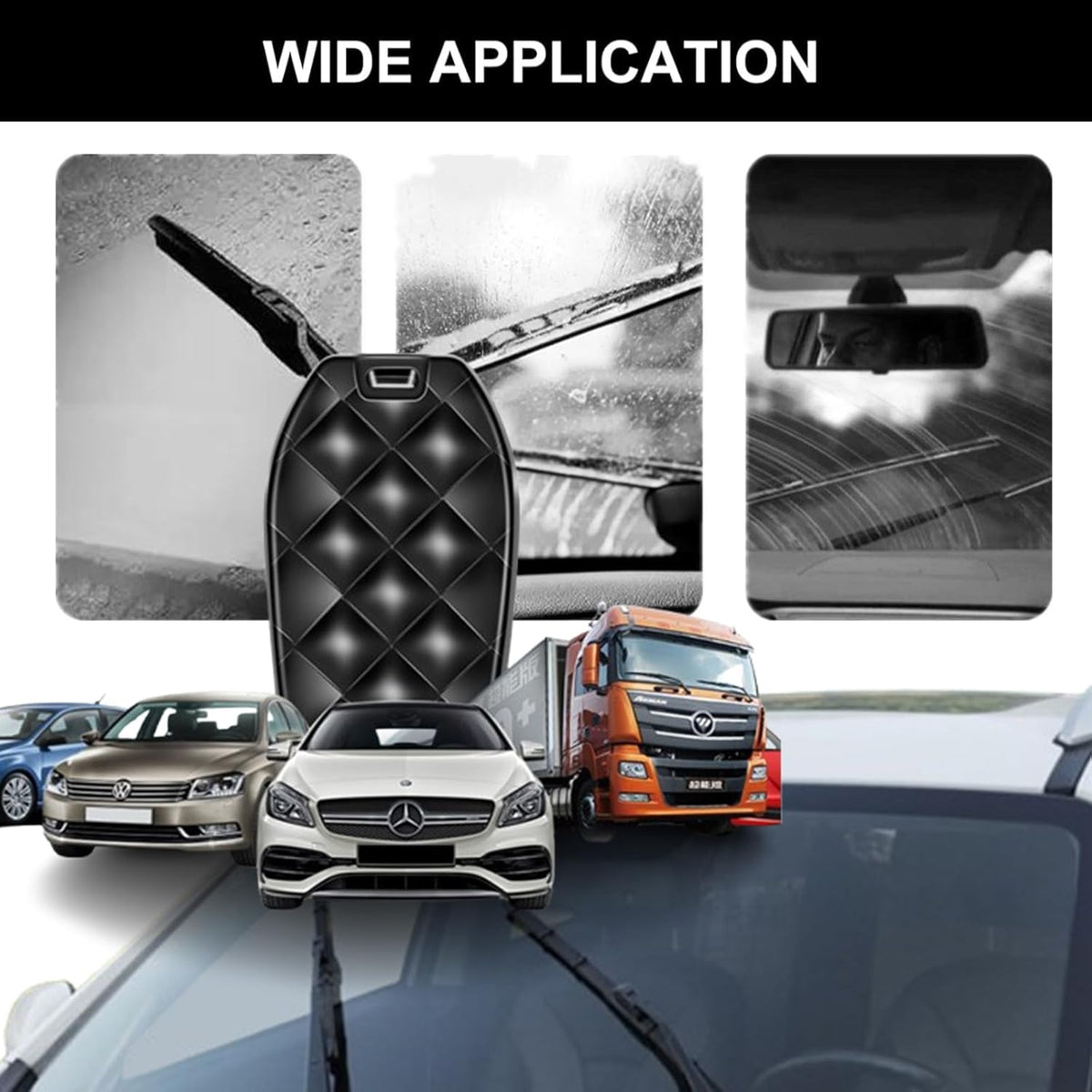 Car Wiper Repair Tool Universal Wiper Blade Cutter Windshield Wiper Trimmers Professional Rubber Regroove Tool Windscreen Blade Cleaner Windscreen Wipers Restorer for All Universal Car Wiper(Black)