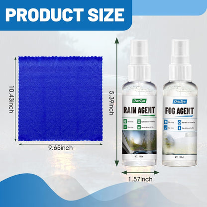 6.76Oz Windshield Water Repellent, Rain Repellent for Car Windshield, Anti Fog for Car wndshield, Clear Visibility Suitable for Rain and Fog Protection Car Windows, Rearview Mirrors, Glasses, Helmets