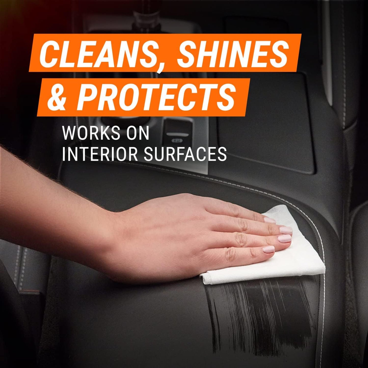 Armor All Car Protectant Wipes, Interior Car Wipes with UV Protection Against Cracking and Fading, 60 Wipes