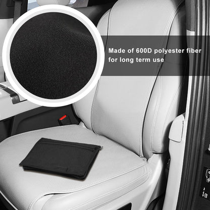 Car Registration Insurance Holder, Multipurpose Glove Box Organizer Car Manual Holder Zippered Case, Vehicle Document Organizer for Essential Gadgets, Driver License, Cards