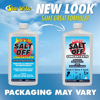 STAR BRITE Salt Off Concentrate - Ultimate Salt Remover Wash & Marine Engine Flush for Boats, Vehicles, Trailers, and More - 128 OZ Gallon (093900N)