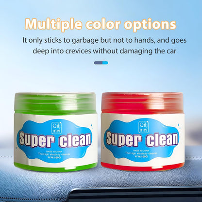 Car Cleaning Gel, Reusable Vehicle Air Vent Crevice Detailing Putty, Automotive Interior Detail Slime Cleaner Removal Tool Kit Accessories, Universal for SUV, Sedan, Truck (Blue)