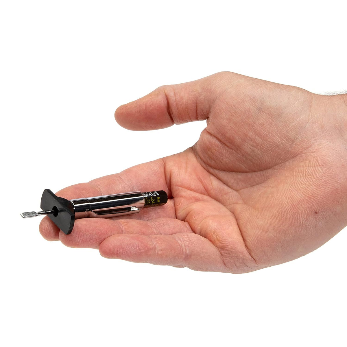 Steelman Color Coded Tread Depth Gauge, Quickly Identifies Amount of Tread on Tires, Reads in MM and 32nds