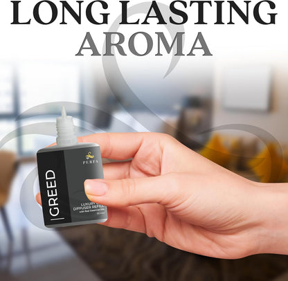 Greed Car Air Freshener for Men | Perfume Inspired Fragrances | Strong Car Freshener with Odour Eliminator Technology | Air Freshener | Long Lasting Automotive Freshener by Perfa