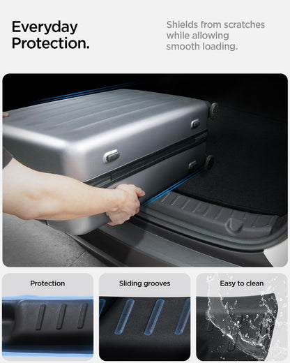 Spigen Rear Bumper Protector (270 Degree Bumper Guard & Scratch Resistant) for Tesla Model Y Juniper & Model Y L Accessories (Premium & Performance 2026/2025)