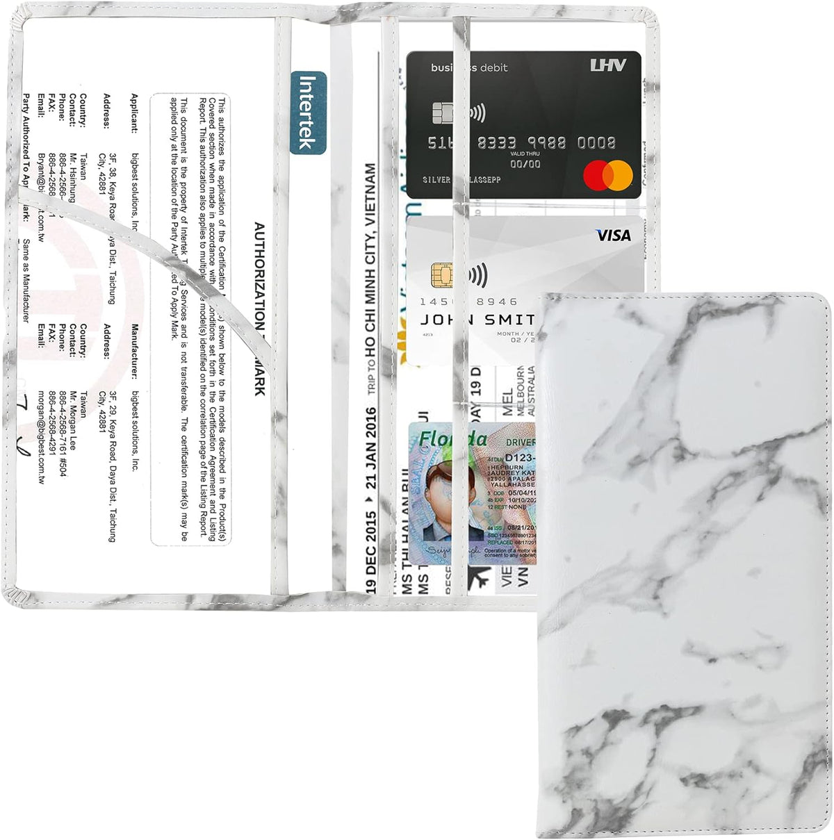Car Registration and Insurance Holder Registration and Insurance Card Holder Car Essentials for Women Car Insurance and Registration Card Holder Men Pink Car Essentials (Bling Pink)
