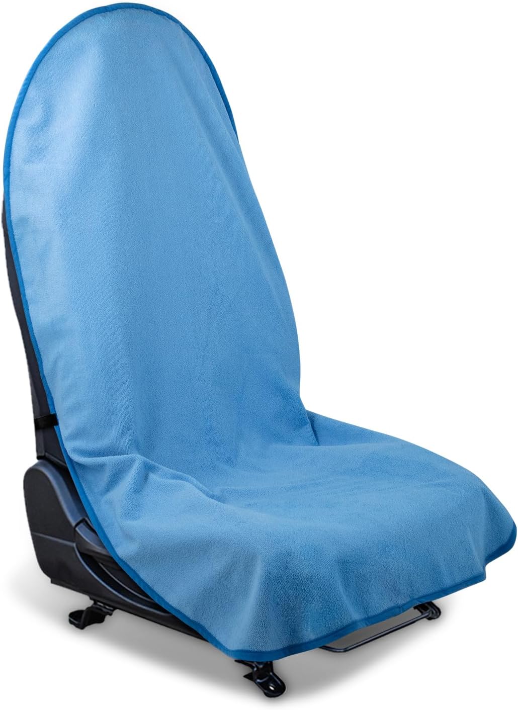 Waterproof Sweating Car Seat Cover for Post Gym Workout, Running, Swimming, Beach and Hiking, Universal Fit Non-Slip Towel Bucket Seat Protector for Cars SUV Trucks, Machine Washable (Grey)