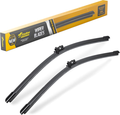 Raidbee® 26"+26" Windshield Wiper Blades Replacement for Ford Fusion 2013 2014 2015 2016 2017 2018 2019 2020 Genuine OEM Quality 2 Pack - Colors A