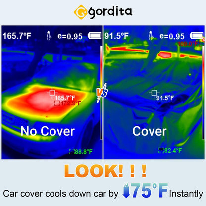 Car Cover, SUV Waterproof Car Covers for Automobiles All Weather Season UV Hail Protection Snowproof Full Car Cover, Outdoor Full Cover Universal Fit SUV Up to 190’’