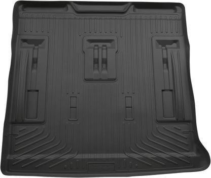 Husky Liners Weatherbeater Floor Mats | Fits 2007-2014 Cadillac Escalade, Chevrolet Tahoe & GMC Yukon | Front & 2nd Row, 3-pc Black - 98251
