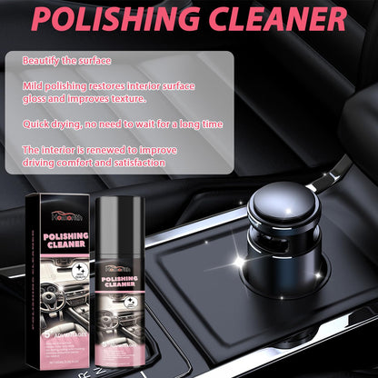 2PCS Polishing Cleaner, Car Interior Cleaner Spray, Total Vehicle Interior Detailer Spray Rejuvenation, 100ml Multi-Purpose Cleaner