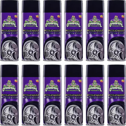 Cristal Products Untouchable Tire Shine Spray – Long-Lasting Wet Tire Finish for Deep Gloss & Protection – Waterproof Tire Shine, Easy Application, Premium Tire Cleaner Shine 8oz (1PK)