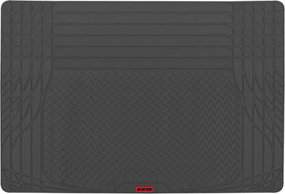 Motor Trend FlexTough SUV Cargo Liner & Car Trunk Mat - Universal Trim-To-Fit All Weather Cargo Mats for Back of SUV - SUV Trunk Mat & Trunk Liner Floor Mat Cargo Cover - Trunk Cover 47.5"in x 32.2"in