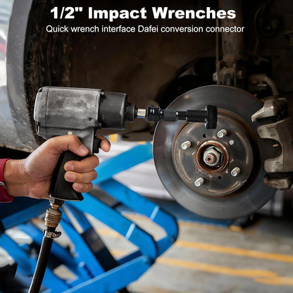 Wheel Hub Resurfacing Kit Wheel Stud and Hub Cleaner for Quick Rust Removal on Lug Studs and Brake Rotors,Includes 7 Cleaning Pads and,Fits 1/2” Wrenches or Electric Drills,Maintenance Tool for Cars