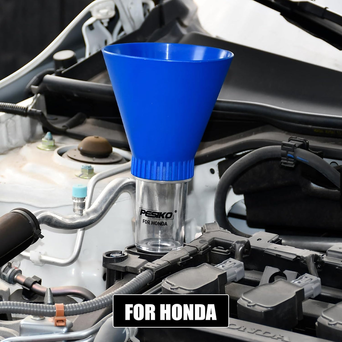Engine Oil Funnel Spill-Free Hands-Free Compatible with Buick, Cadillac, Chevrolet, and GMC Vehicles for Fast & Easy Oil Change