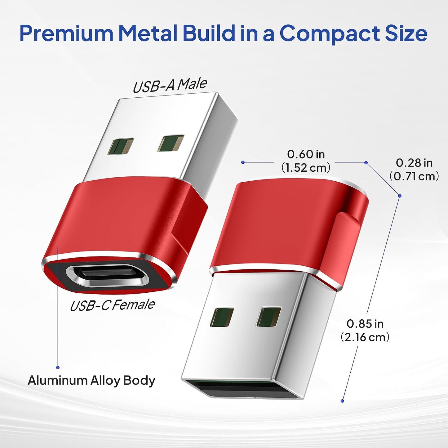 Elebase USB to USB C Adapter for iPhone 17 4Pack,USBC Female to A Male Car Charger Adapter,Type C Converter Apple 17e 16 Pro Max 15 14 Plus,iWatch Watch 11 10 Ultra 3,iPad Air,Samsung Galaxy S26
