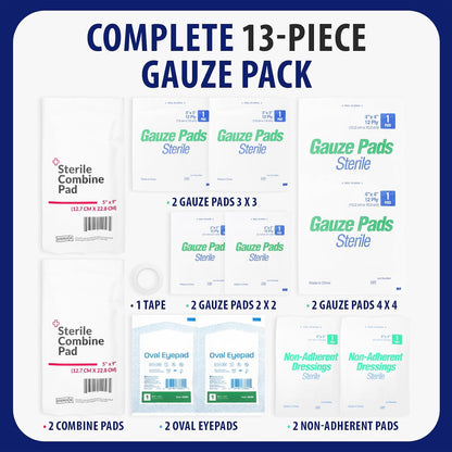MFASCO - 7 in 1 - Travel Size Medicine Kit - TSA Approved | 28 First Aid Emergency OTC Medicine Packets for Cruise & International Travel | Compact Med Refill for Traveling & Office Assembled in USA
