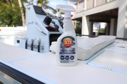 303 Products Marine Aerospace Protectant Spray, UV Protection for Boat Vinyl & Surfaces – Repels Dust, Dirt & Staining, Matte Finish, Restores Like-New Appearance, 32 oz