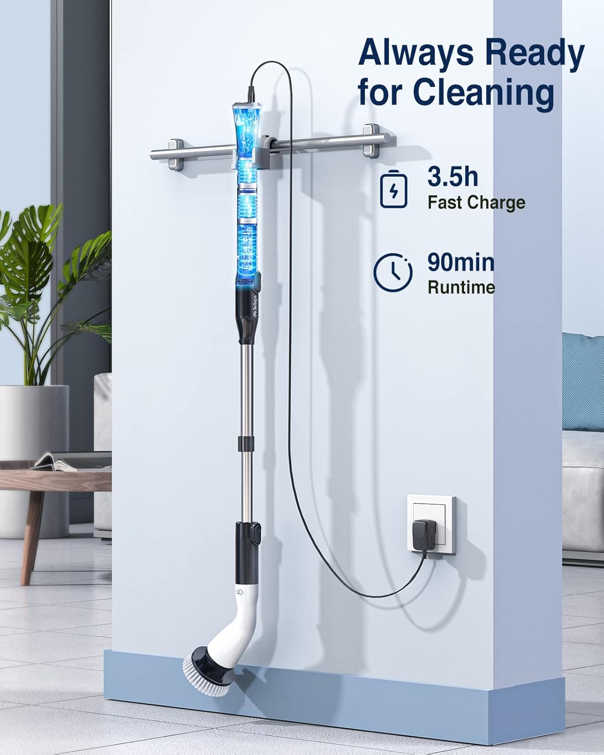 Portable Carpet & Upholstery Cleaner, 18Kpa Carpet Cleaner Machine for Deep Stain Removal, Spot Cleaner for Pet Accidents, Area Rugs, Stairs, Car Upholstery & Couches, Includes Tools & Self-Cleaning