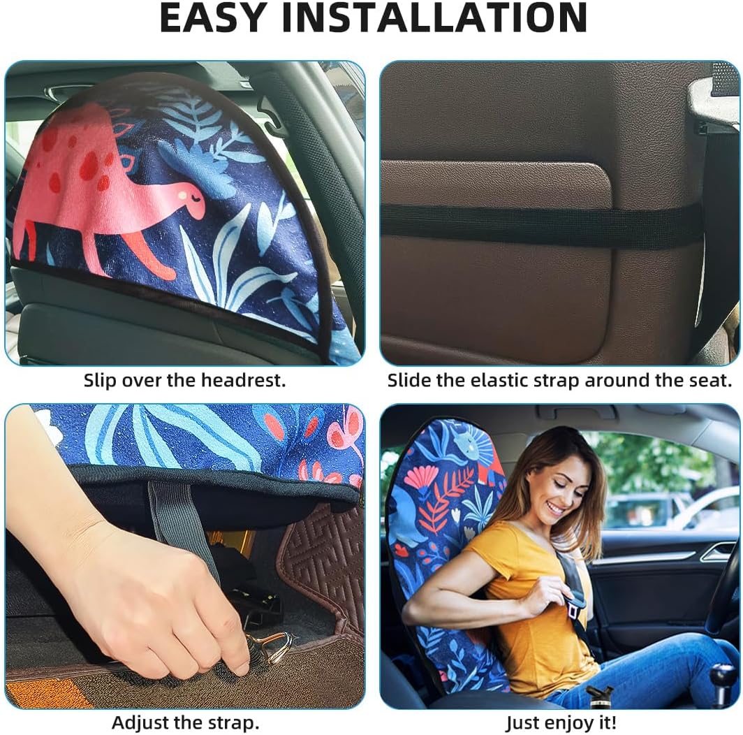 Waterproof Sweating Car Seat Cover for Post Gym Workout, Running, Swimming, Beach and Hiking, Universal Fit Non-Slip Towel Bucket Seat Protector for Cars SUV Trucks, Machine Washable (Grey)