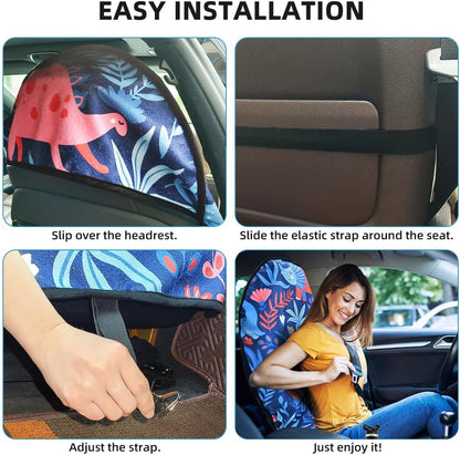 Waterproof Sweating Car Seat Cover for Post Gym Workout, Running, Swimming, Beach and Hiking, Universal Fit Non-Slip Towel Bucket Seat Protector for Cars SUV Trucks, Machine Washable (Grey)