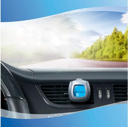 Febreze Car Air Freshener Vent Clip Platinum Ice Scent, .07 oz. Car Vent Clip, Pack of 4
