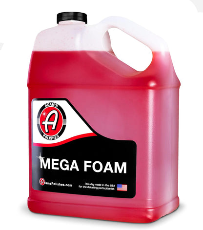 Adam’s Mega Foam (16oz) - pH Neutral Car Soap For Car Washing, Concentated For Wash Bucket, Foam Gun, Won't Strip Car Wax or Ceramic Coatings