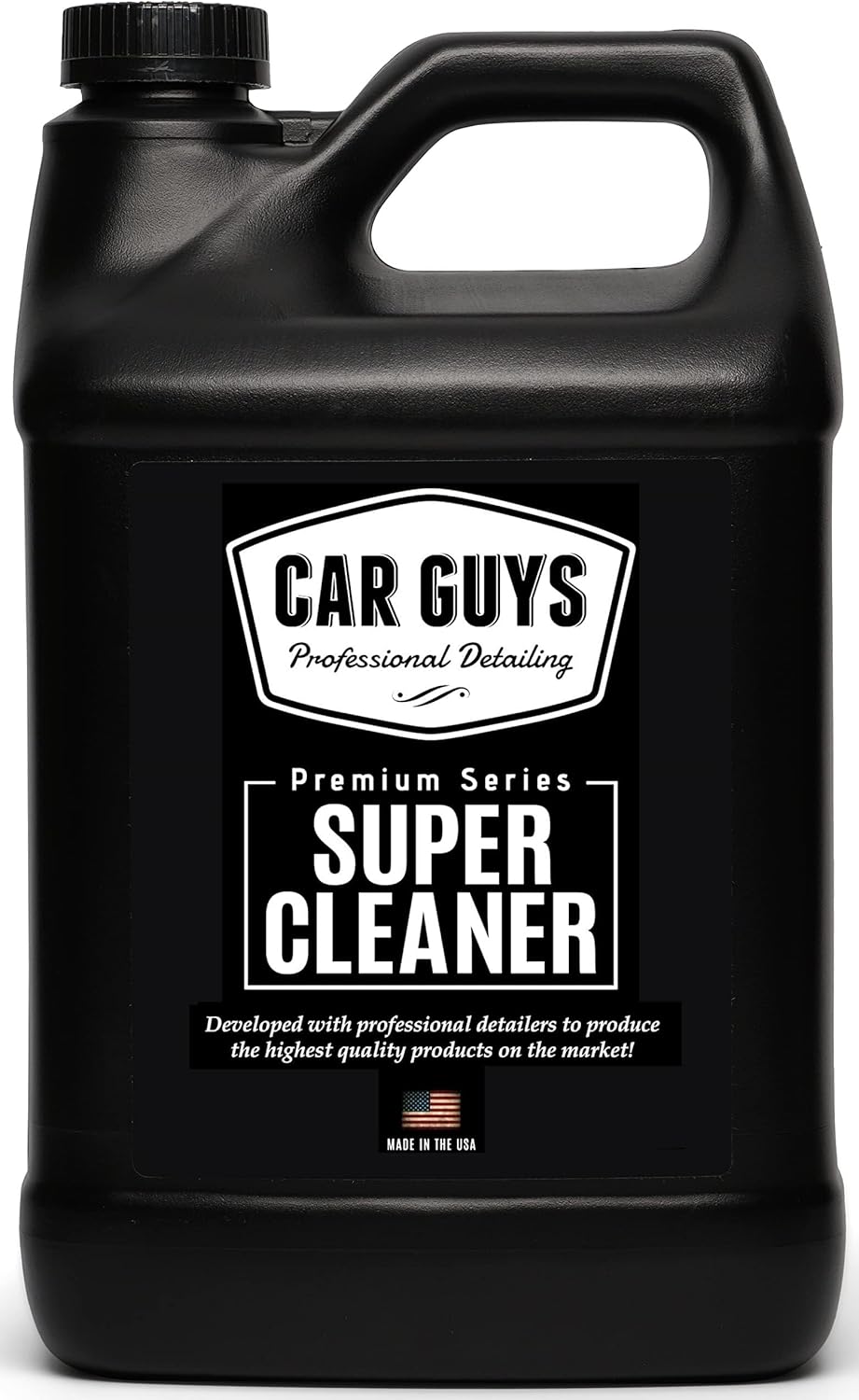 CAR Guys Super Cleaner | Interior Car Cleaner for Tough Stains | Stain Remover for Car Seats, Carpet, Upholstery, & Leather | 18 Oz Kit with Microfiber Towel