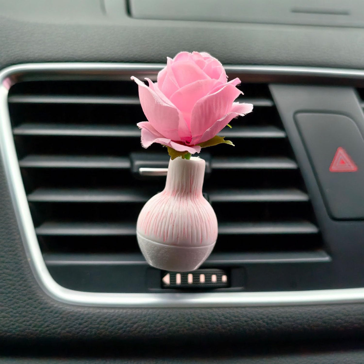 Set of 4 Cute Flower Bouquet Car Air Freshener Vent Clips, Mini Artificial Flowers for Car Air Vent Decoration, Auto Interior Dashboard Ornament Accessories