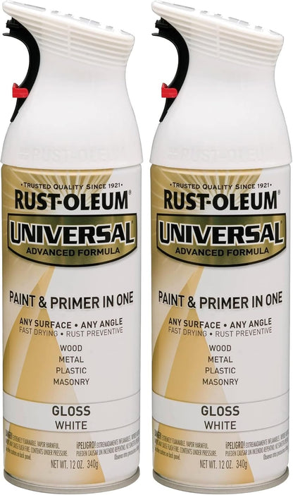 Rust-Oleum 302151 Universal All Surface Clear Topcoat Spray, 11 oz, Dead Flat Clear - Colors B