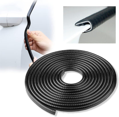 Car Door Edge Guards Clear, 16Ft Rubber Seal Protector U Shape Edge Trim Car Door Edge Protection Fit for Most Car