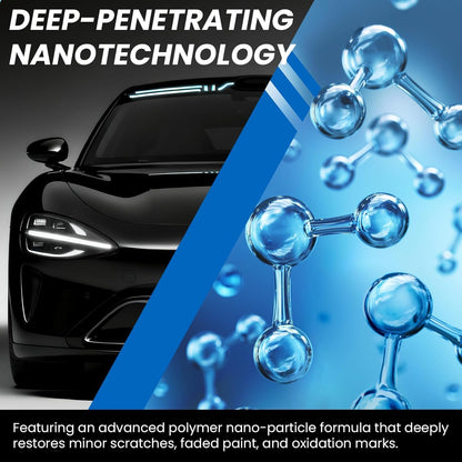 Reusable Nano Magic Cleaning Cloth, Nano Sparkle Car Polish for Car Paint & Scratch Repair, Scratch Remover for Vehicles, Swirl & Water Spots Remover, Repair Scratch