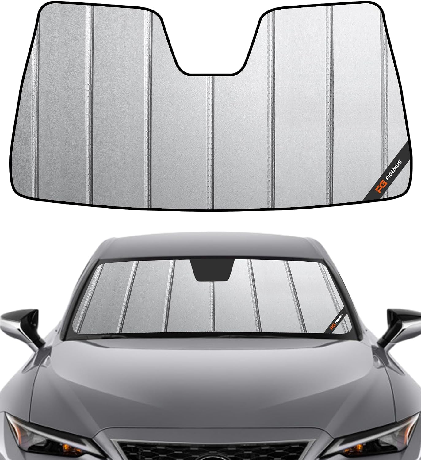 Pigenius Windshield Sun Shade for Lexus RX350/RX450h 2010-2015 Front Window Sunshade - AstraGuard