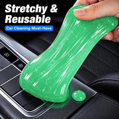 Car Cleaning Gel,Reusable Car Cleaning Putty for Interior Detailing, Car Cleaning Supplies, Auto Detailing Tools, Car Slime for Dust Removal, Car Accessories Interior, Car Cleaning Kit(10092-2)