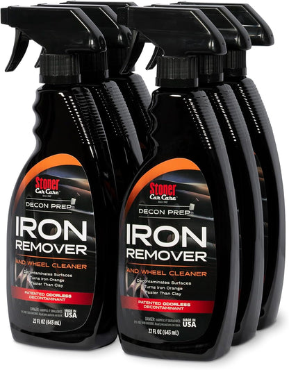 Stoner Car Care 92104 Iron Remover & Wheel Cleaner – Odorless Iron Fallout & Brake Dust Remover for Paint, Wheels & Glass – pH Balanced Rust Decontaminant with Color Indicator – 22 fl oz