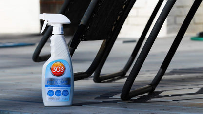 303 Products Aerospace Protectant Spray, UV Protection for Outdoor Surfaces – Protects Vinyl, Plastic & Rubber, Repels Dust & Dirt, Matte Finish, 10 oz