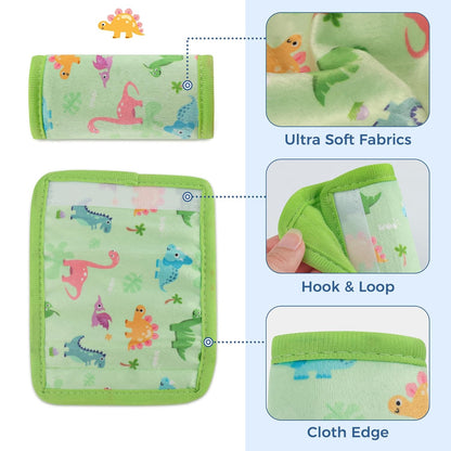 COOLBEBE Car Seat Straps Shoulder Pads for Baby Kids, Super Soft Seat Belt Covers for All Car Seats/Pushchair/Stroller/High Chair