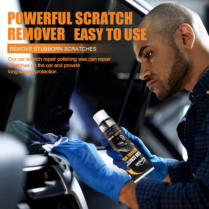 2026 Upgraded Scratch Remover for Vehicles, Car Scratch Remover with Wipe and Sponge, Car Scratch Repair Kit for Deep Scratches, Easy to Use and Effective for Car Paint Polishing & Repair