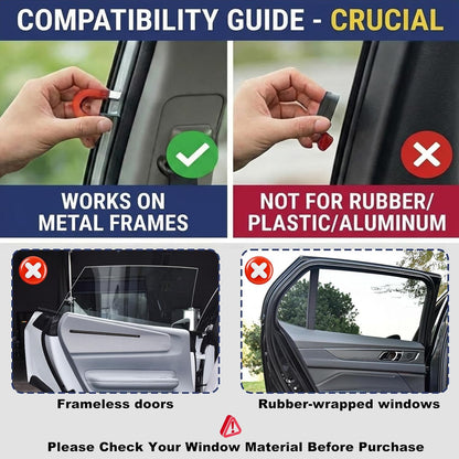XCBYT Car Window Shades - 4 Pcs Car Privacy Curtains - 100% Block Light Car Window Covers - Magnetic Side Window Sun Shade Keeps Cooler for Breastfeeding, Taking a nap, Changing Clothes, Camping