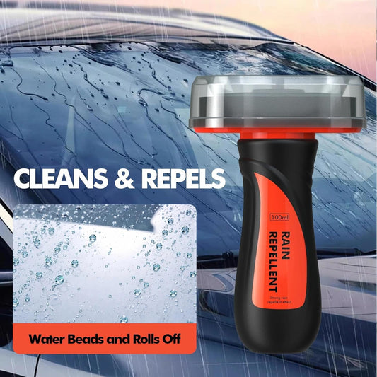 Glass Water Repellent Brush for Car,Hydrophobic Windshield Rain Repellent Coating Protection to Windows Mirrors,Improve Visibility Driving Safer Driving - 3.38 Fl oz