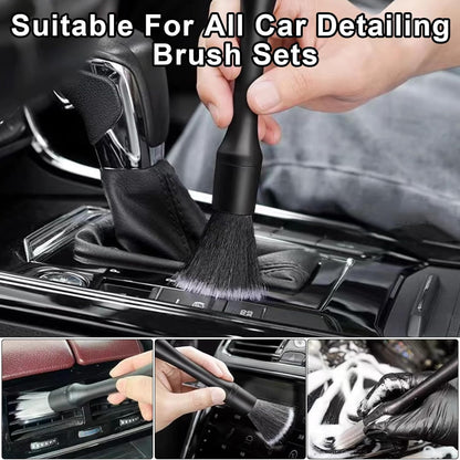 8PCS Car Detailing Brush Set, Car Detailing Brush, Soft Car Cleaning Brush, Suitable for Cleaning Car Interiors, Including Air Vents, Center Console, Seat Gaps, and More