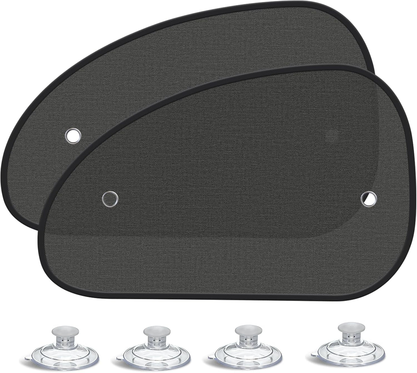 2026 New Upgrade Car Window Shades for Side Window 25"X15"(2 Pack),Car Window Shade for Baby Suction Cup,Sun Shade Side Window Can Blocks 99.98% UVR