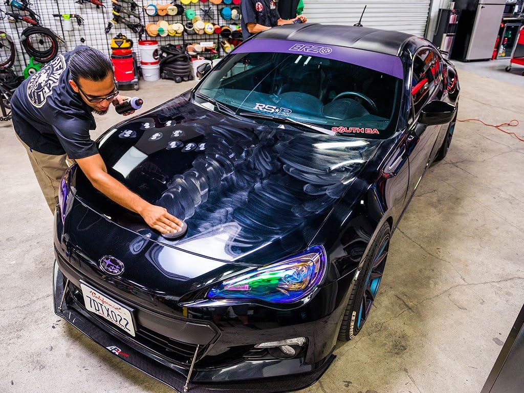 Chemical Guys Black Light Hybrid Radiant Finish - Premium Glaze and Car Sealant for Black and Dark Colors - Enhances Depth, Gloss & Protection on Cars, Trucks, SUVs & More, 16 fl oz Bottle