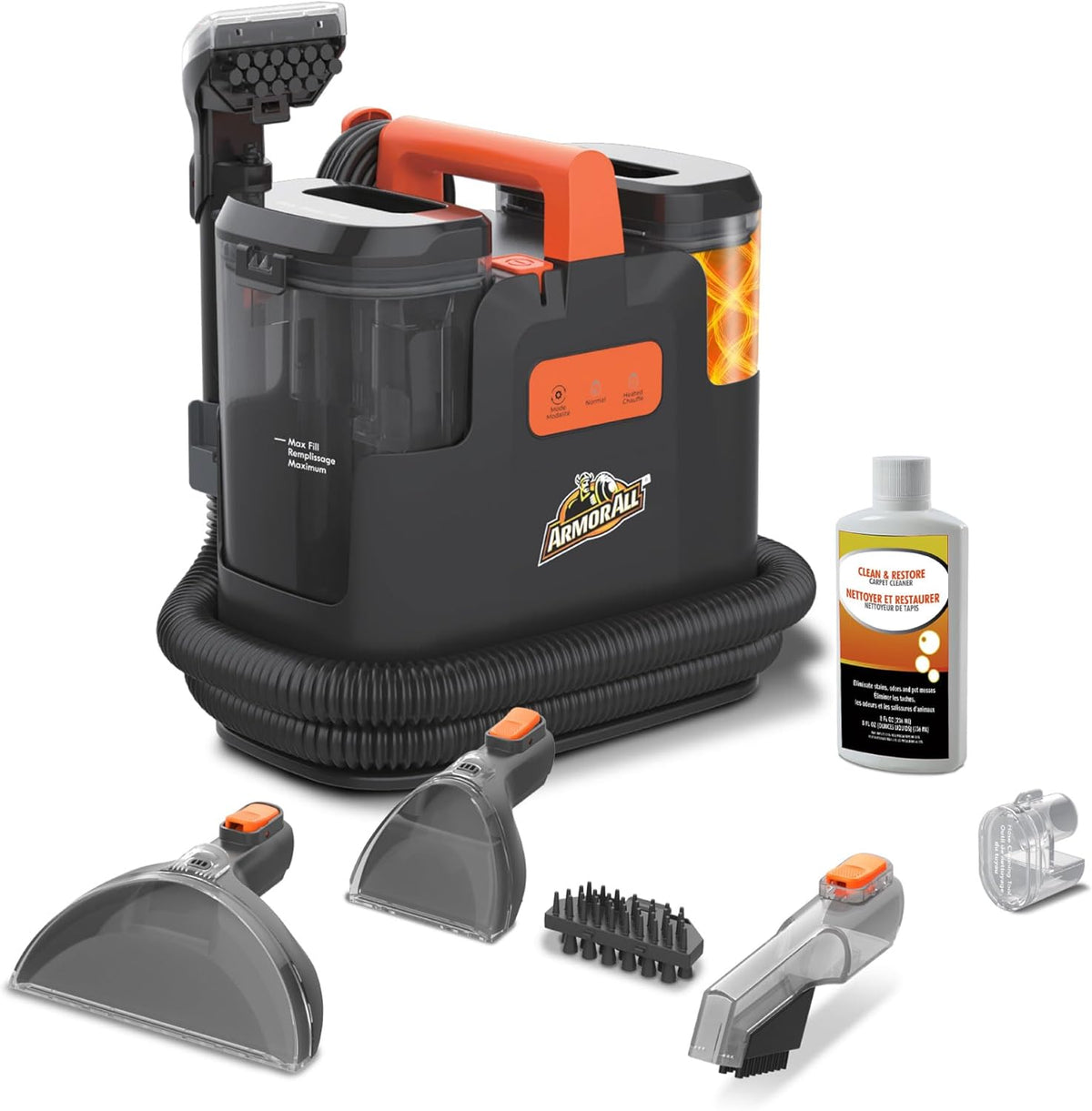 Armor All SCA702 901 7 Amp Portable Spot Cleaner for Car Cleaning, Carpet and Upholstery Stain Removal