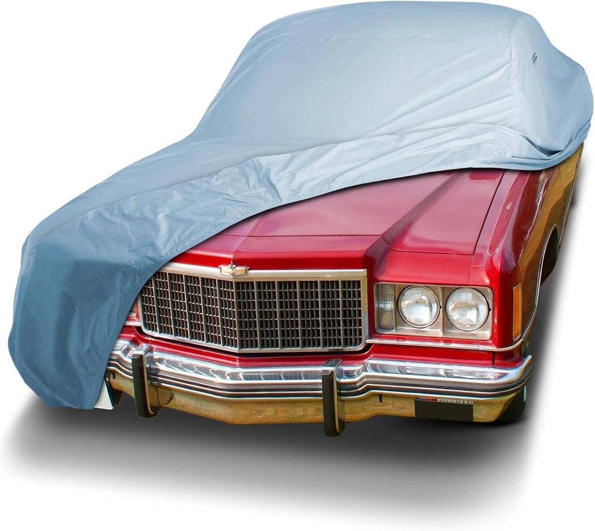 iCarCover Premium Car Cover for 1970-1972 Chevy Monte Carlo Heavy Duty Waterproof All-Weather Automobiles Custom Fit Indoor Outdoor UV Snow Protection Covers with Straps and Bag - Colors A