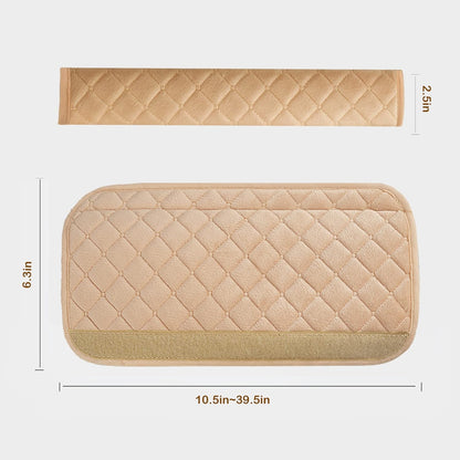 HighnessHwoo Extra Long Seatbelt Covers for Adults Kids Women & Men, Soft Car Seat Belt Strap Cushion for Sedan, SUV, Trucks, Shoulder Neck Chest Protector Pads, Auto Accessories, 1pc, Gray, 25.5in