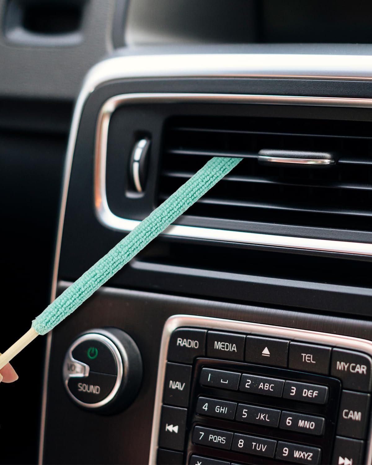 11 PCS Microfiber Detail Duster Sticks, Mini Duster Crevice Cleaning Tool for Car Air Vents, Blinds, Fans, Windows, Small Spaces, Gap Dust Cleaner