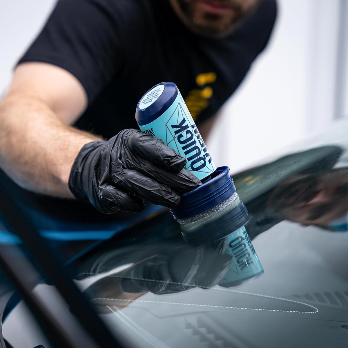 GYEON Quartz QuickView Ceramic Rain Repellent Glass Coating Liquid for exterior use, Extremely Hydrophobic Easy Apply Fast Drying Professional Grade Visibility Safety