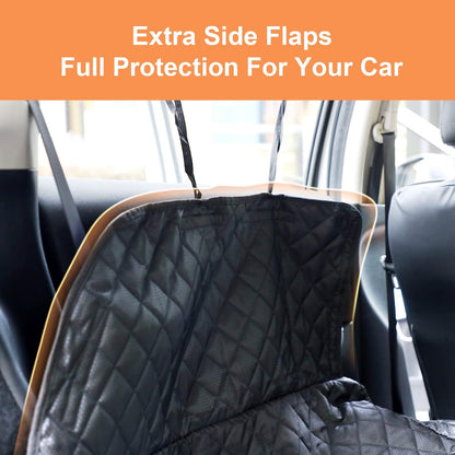 PETICON SUV Cargo Liner for Dogs, Waterproof Trunk Cover for SUVs with Bumper Flap Protector, Scratchproof Durable 600D Oxford Fabric, Non-Slip, Machine Washable